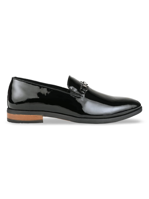 Imperio By Black Men Patent Leather Formal Slip Ons