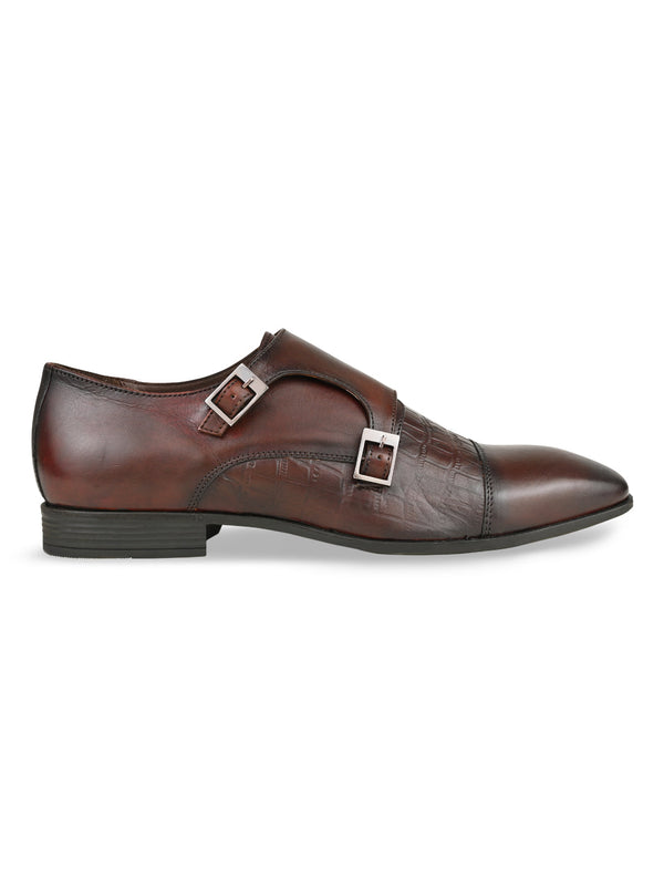 Imperio By Regal Brown Men Formal Leather Slip Ons