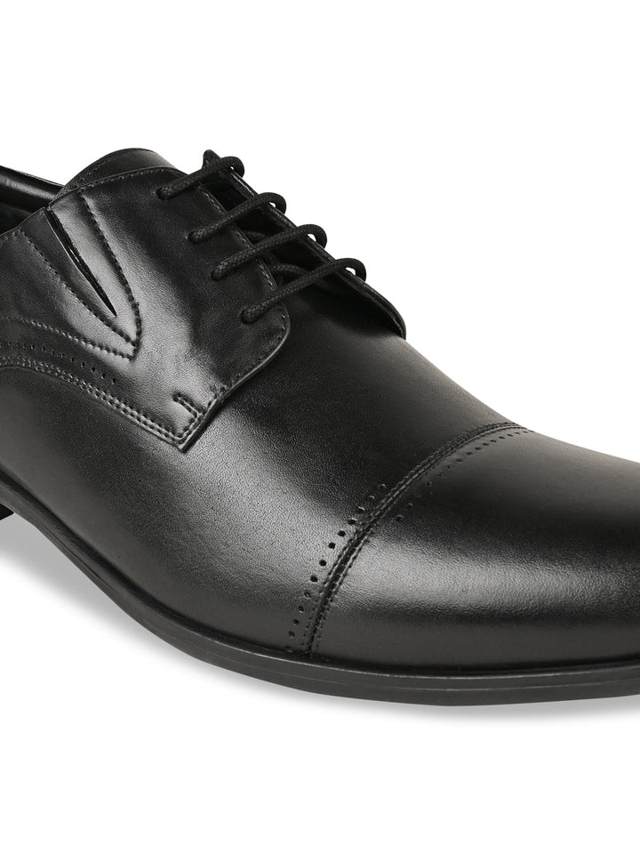Imperio By Regal Black Men Formal Lace Up Oxfords