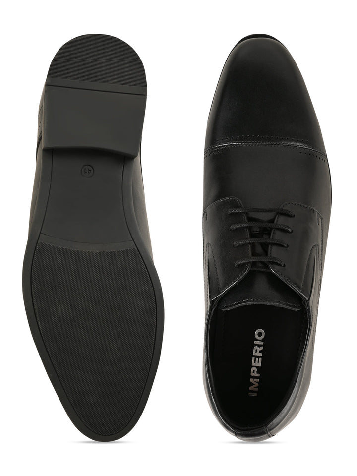 Imperio By Regal Black Men Formal Lace Up Oxfords