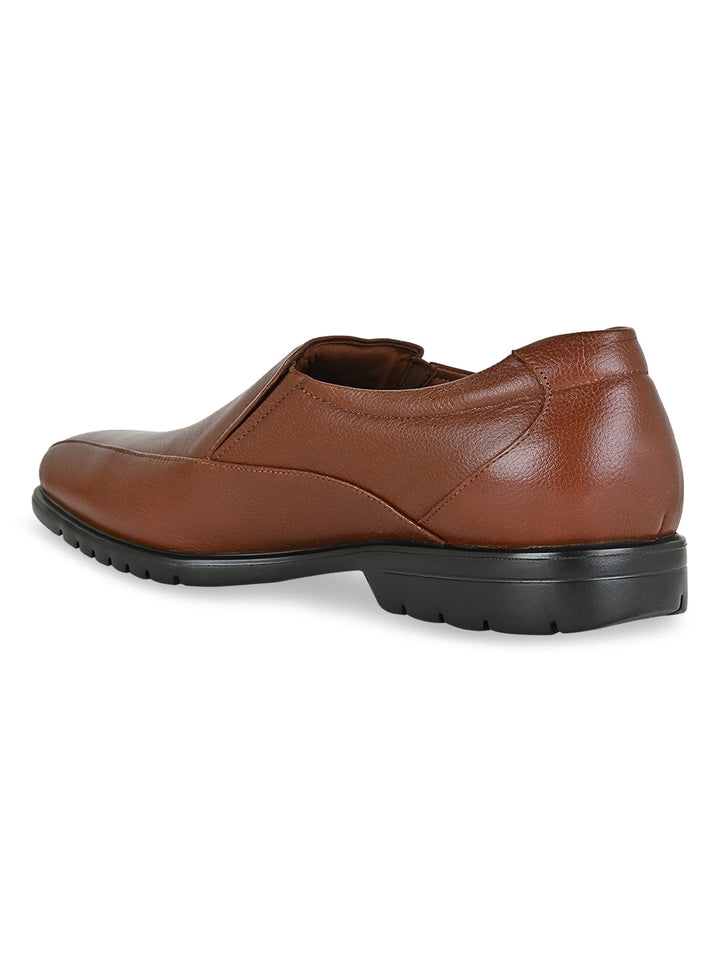 Imperio By Regal Brown Men Classic Leather Slip Ons