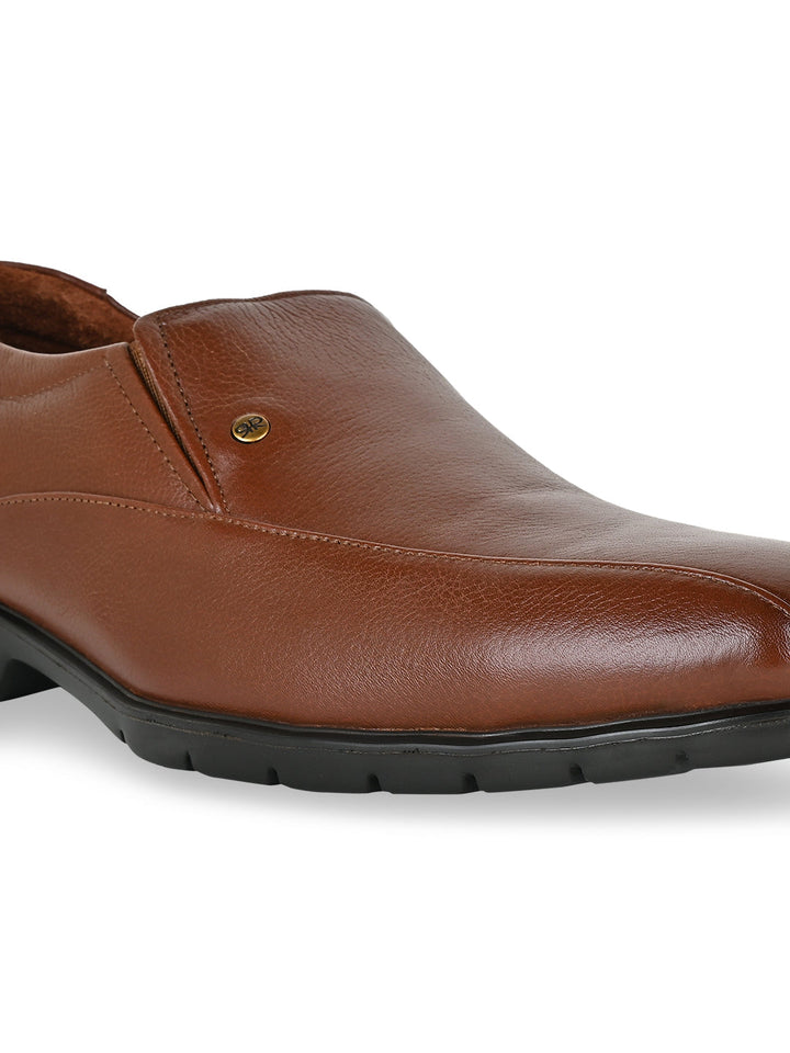Imperio By Regal Brown Men Classic Leather Slip Ons