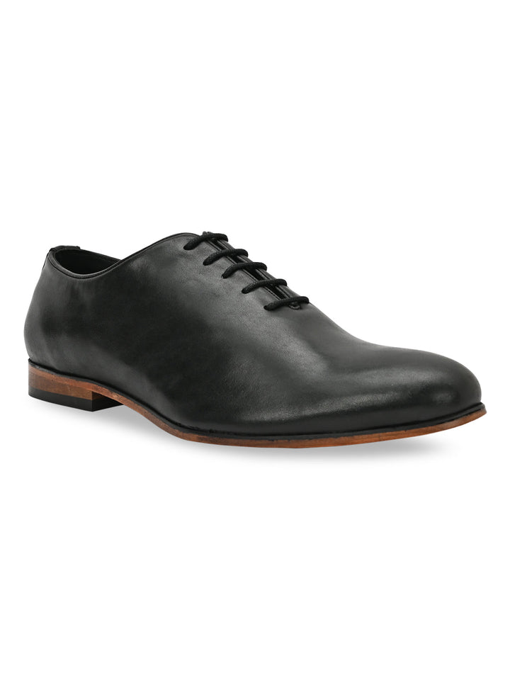 Imperio By Regal Black Men Formal Leather Lace Ups