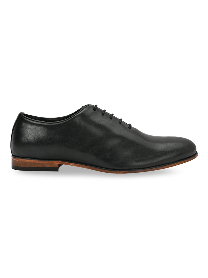 Imperio By Regal Black Men Formal Leather Lace Ups