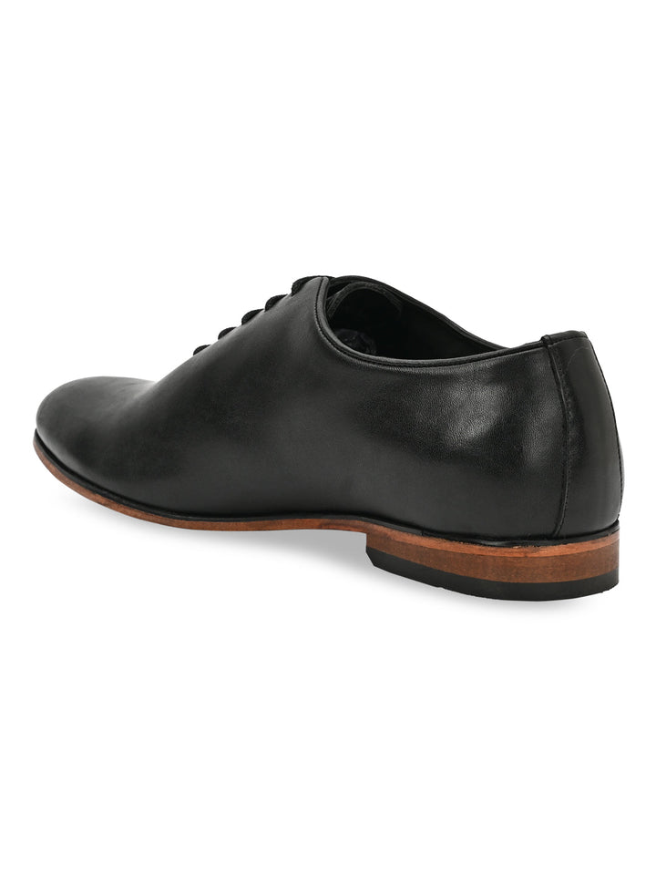 Imperio By Regal Black Men Formal Leather Lace Ups