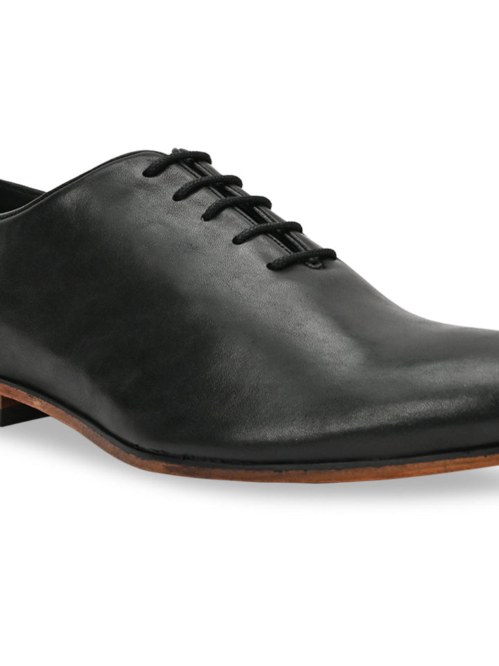 Imperio By Regal Black Men Formal Leather Lace Ups