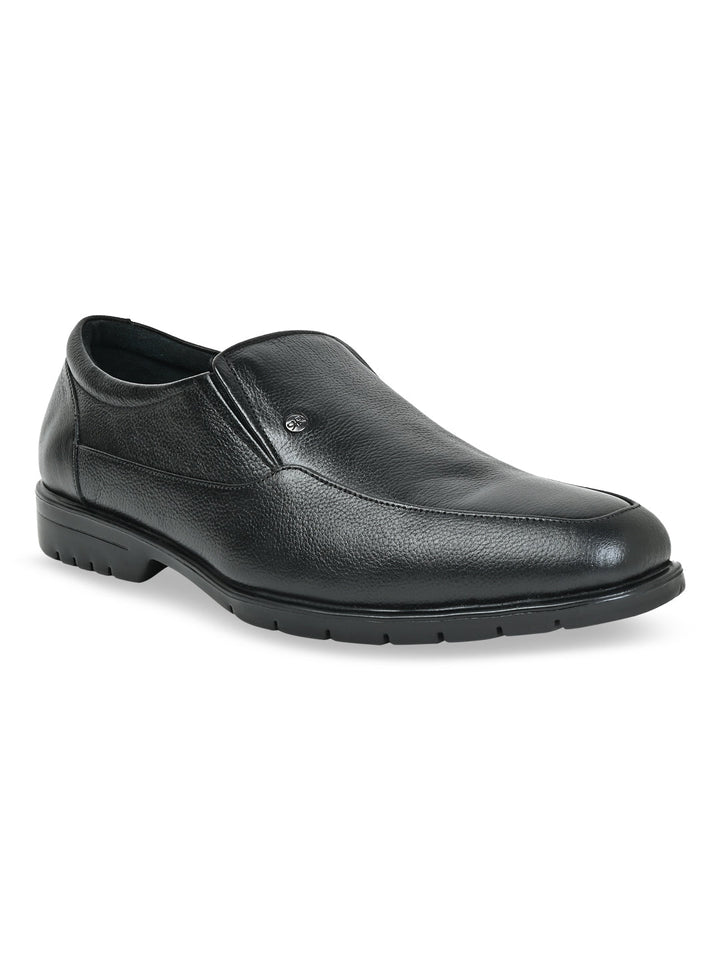 Imperio By Regal Black Men Extra Lite Sole Leather Shoes