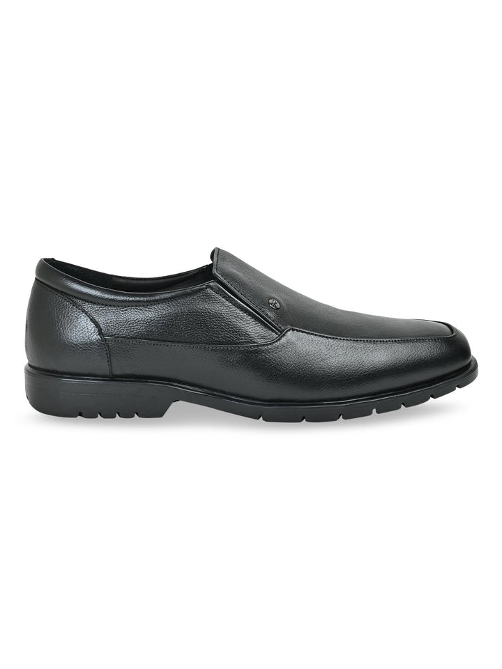 Imperio By Regal Black Men Extra Lite Sole Leather Shoes