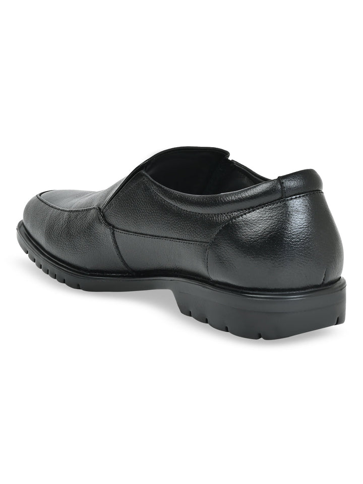 Imperio By Regal Black Men Extra Lite Sole Leather Shoes