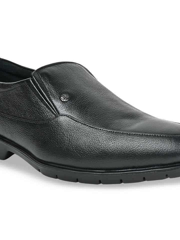 Imperio By Regal Black Men Extra Lite Sole Leather Shoes