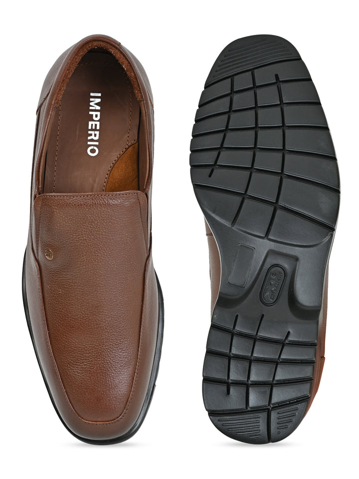 Imperio By Regal Brown Men Extra Lite Sole Leather Shoes