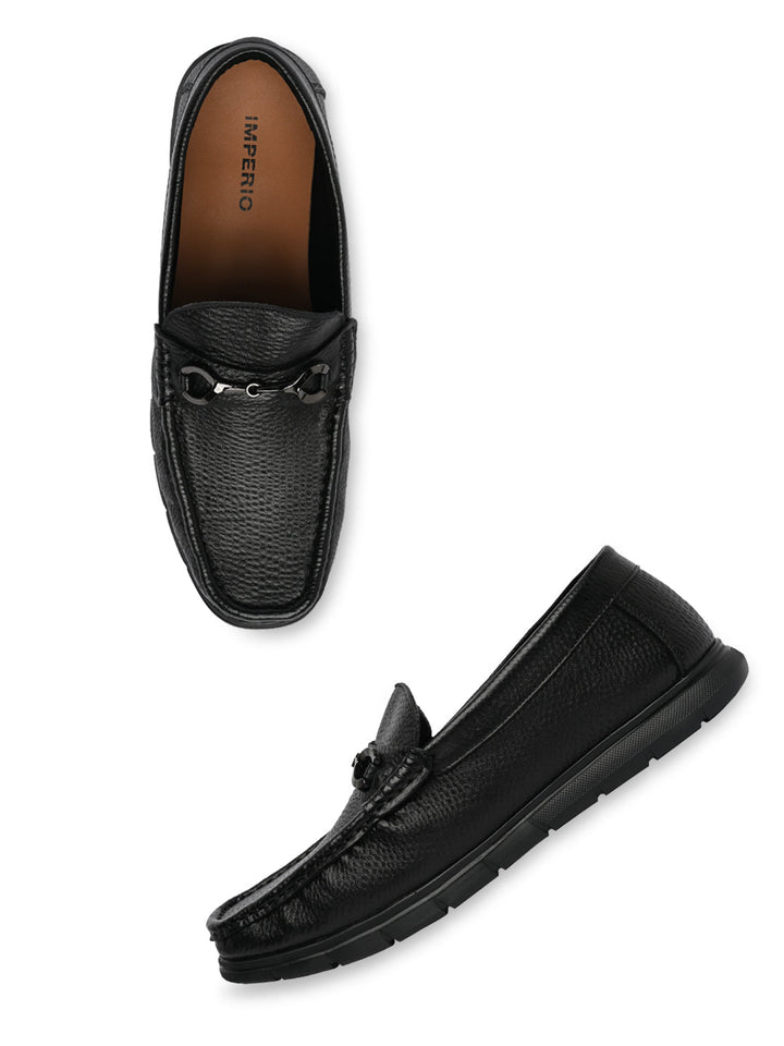 Imperio By Regal Black Men Classic Must-Have Loafers