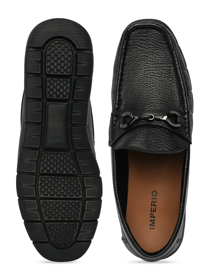 Imperio By Regal Black Men Classic Must-Have Loafers