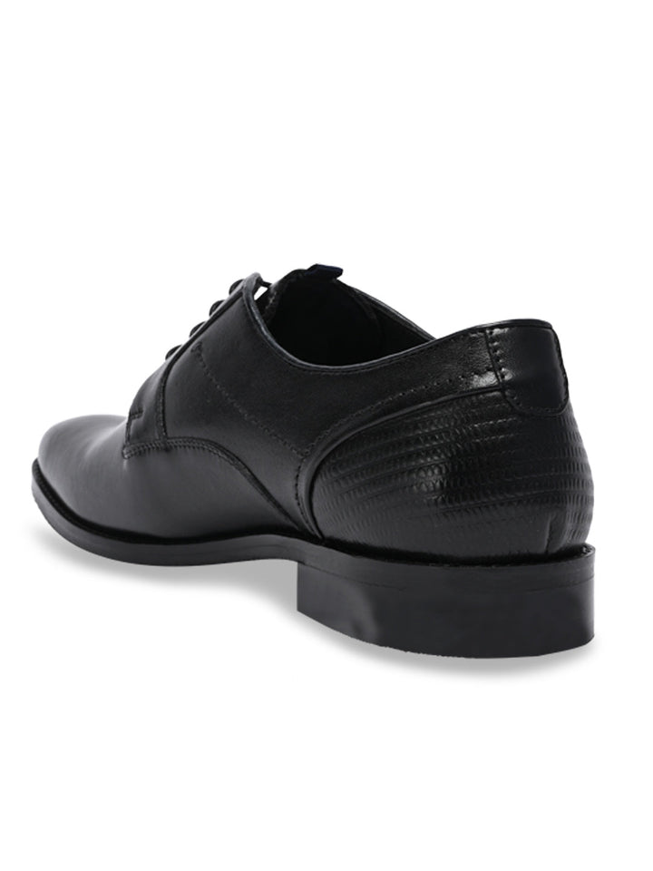 Imperio By Regal Black Men Classic Leather Formal Lace Ups