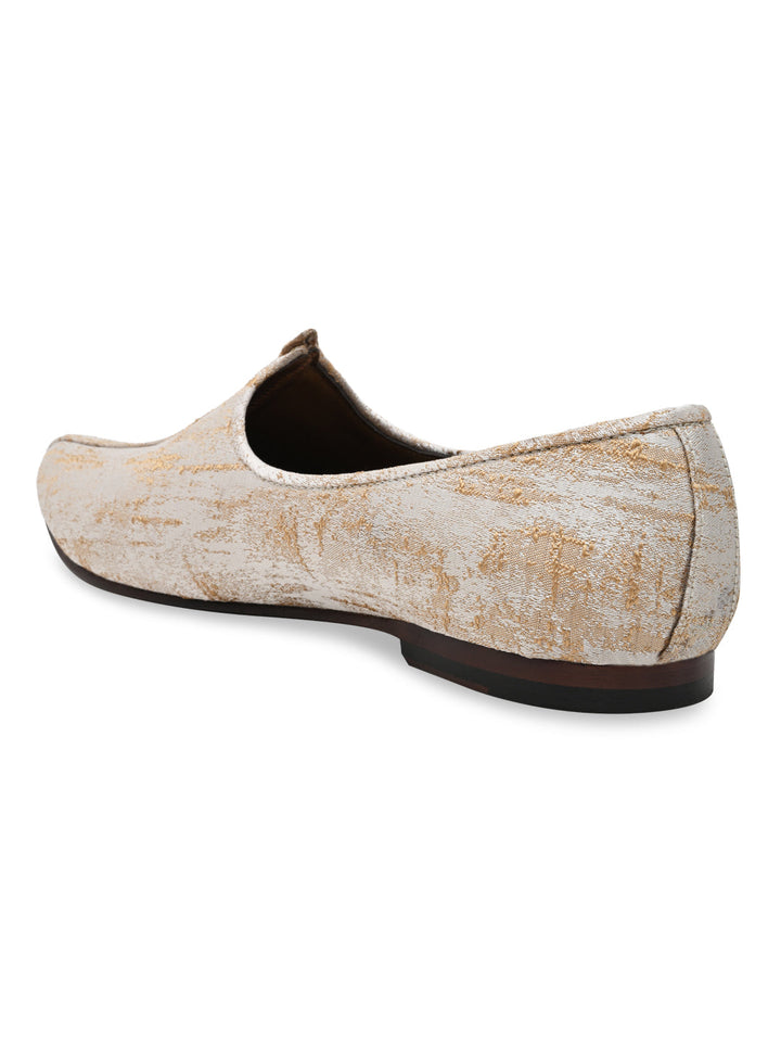 Imperio By Regal Beige Mens Leather Formal Juttis