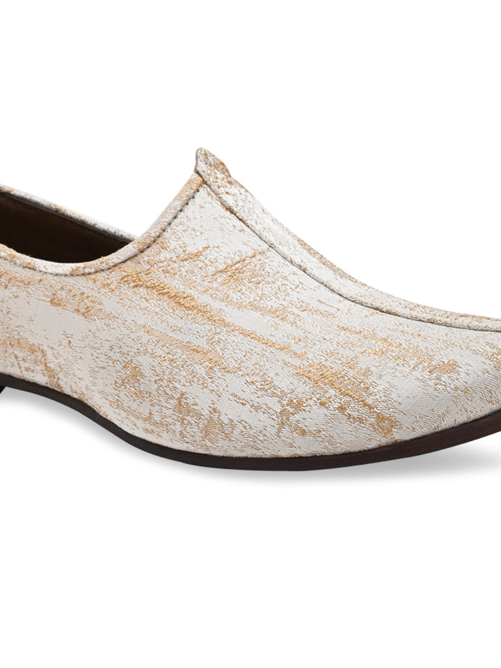 Imperio By Regal Beige Mens Leather Formal Juttis