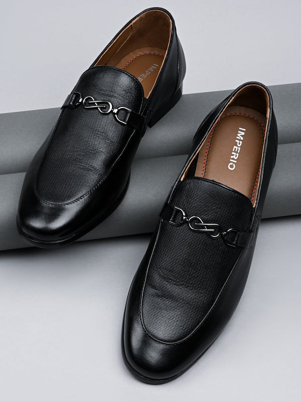 Imperio By Regal Black Men Classic Formal Shoes