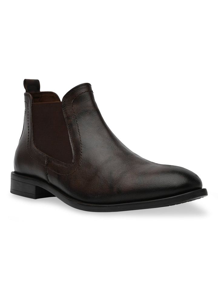 Regal Brown Mens Chelsea Leather Boots