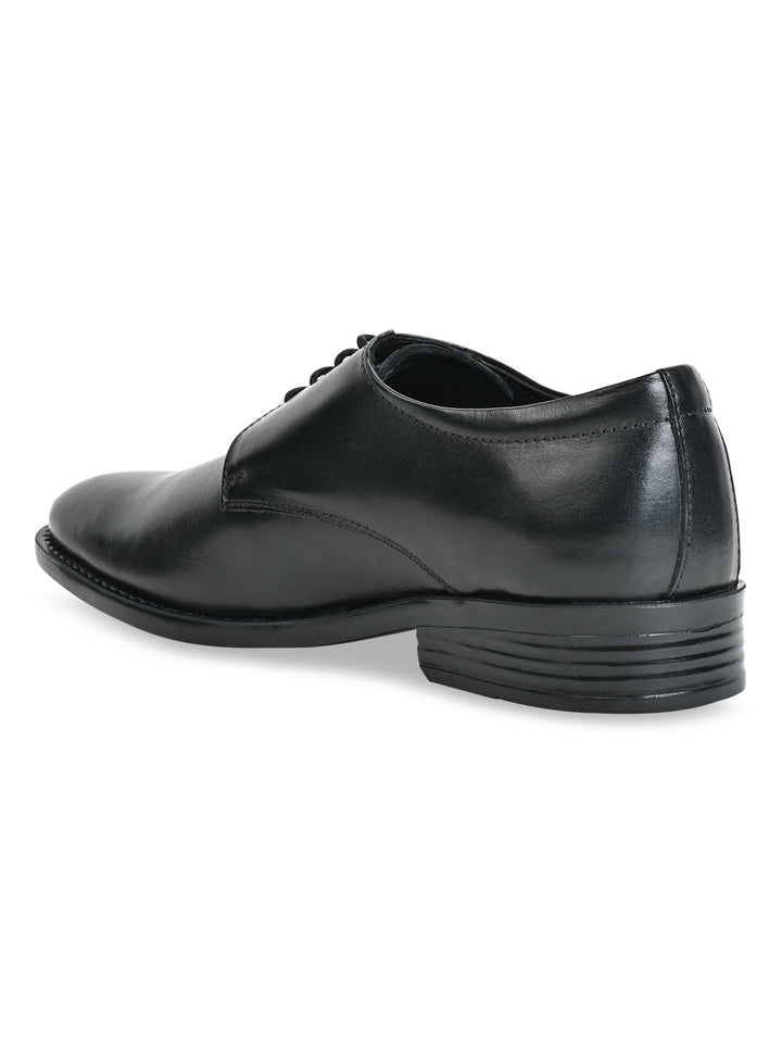 Regal Black Men Leather Lace Ups