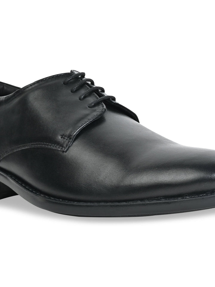Regal Black Men Leather Lace Ups