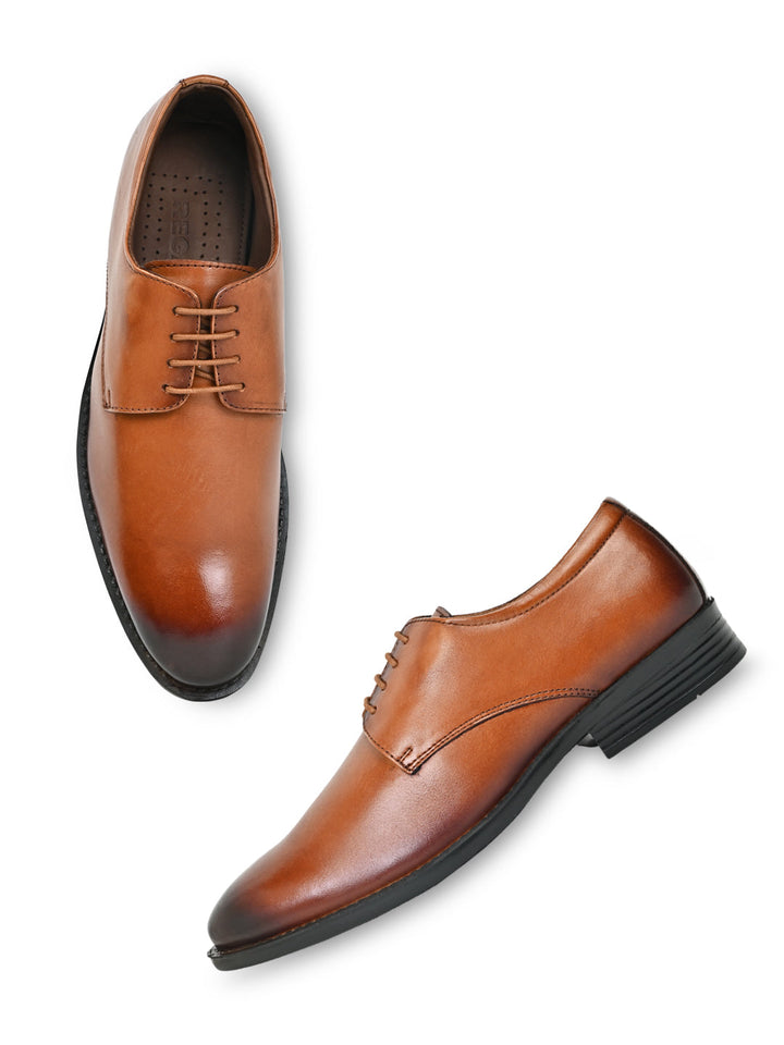 Regal Tan Men Leather Lace Ups