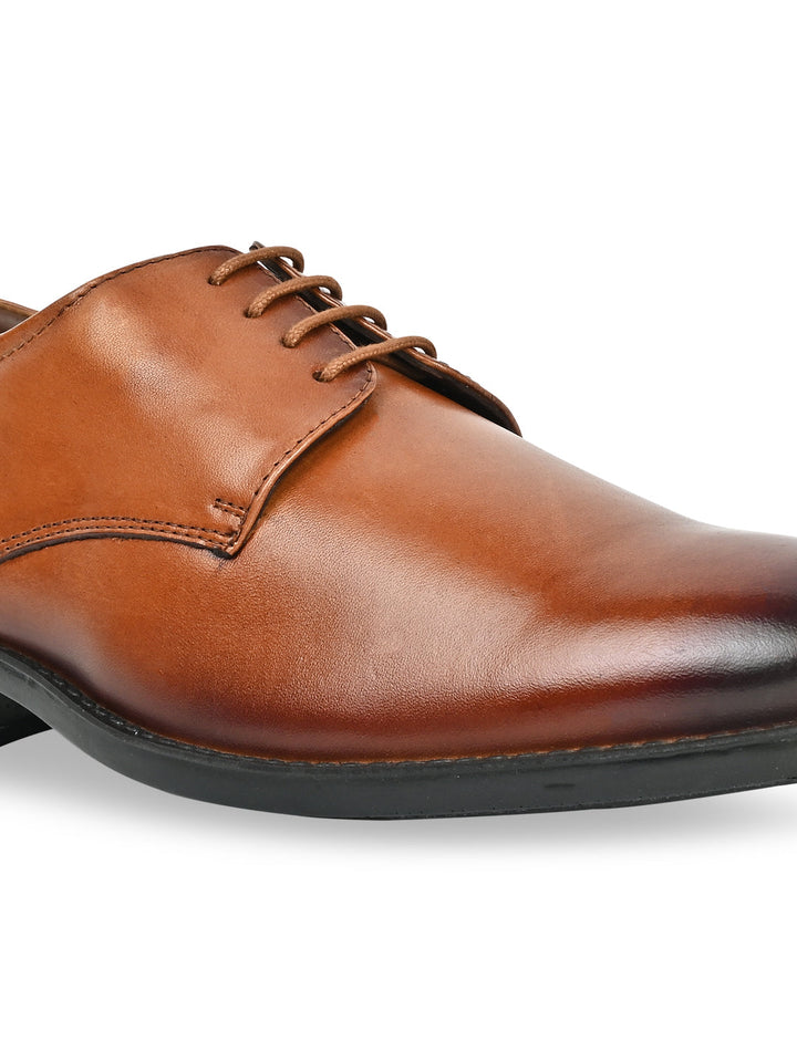 Regal Tan Men Leather Lace Ups