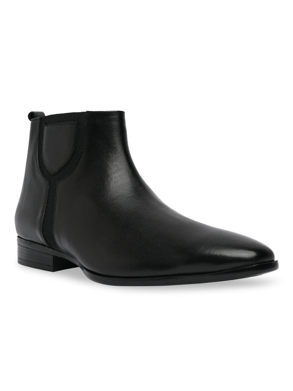 Regal Black Men Classic Formal Boots