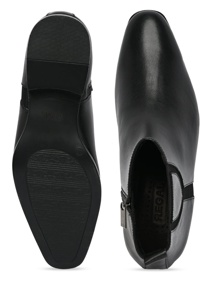 Regal Black Men Classic Formal Boots