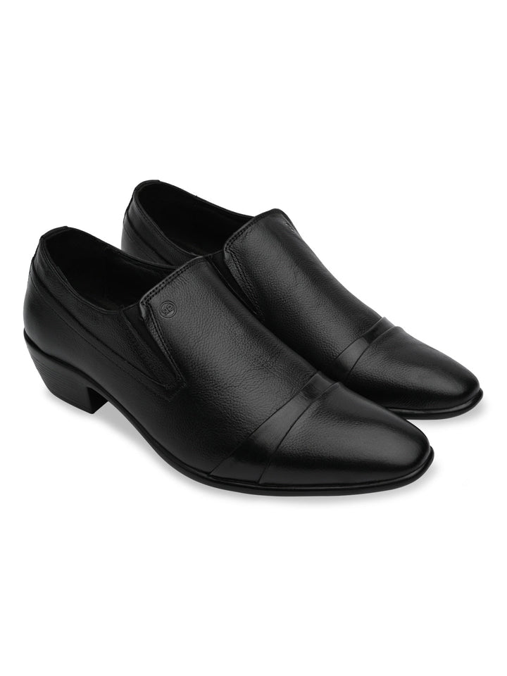Regal Black Mens Formal Leather Slip Ons