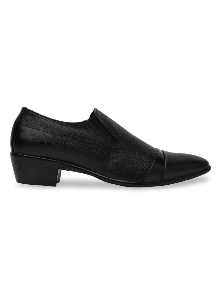 Regal Black Mens Formal Leather Slip Ons