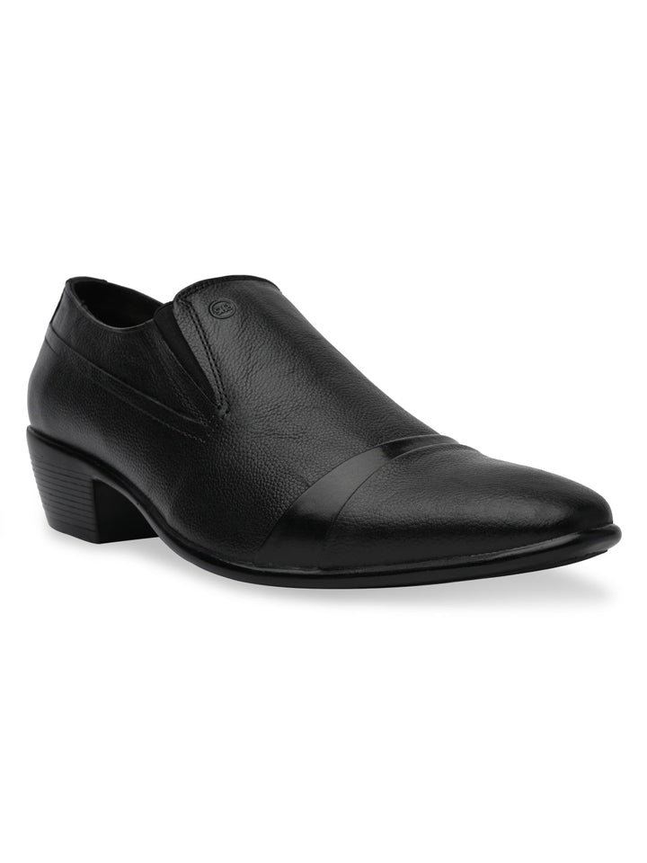 Regal Black Mens Formal Leather Slip Ons