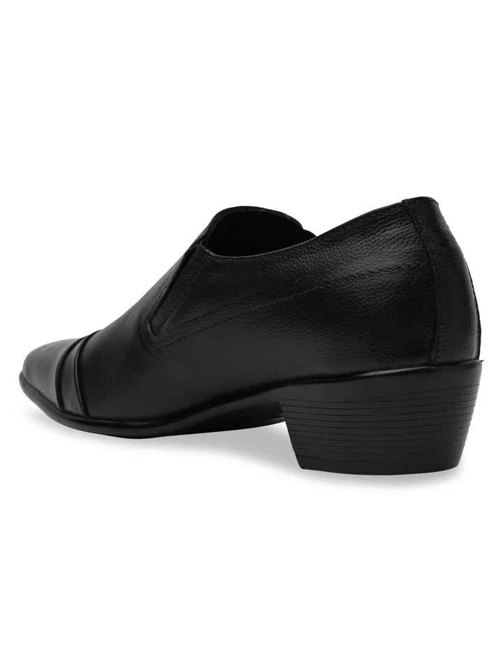 Regal Black Mens Formal Leather Slip Ons