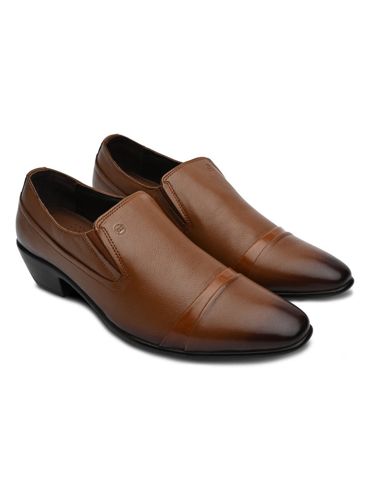 Regal Tan Mens Formal Leather Slip Ons