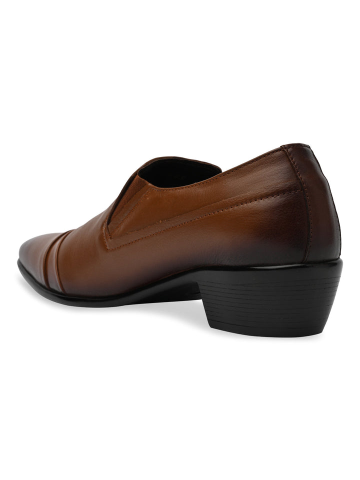 Regal Tan Mens Formal Leather Slip Ons