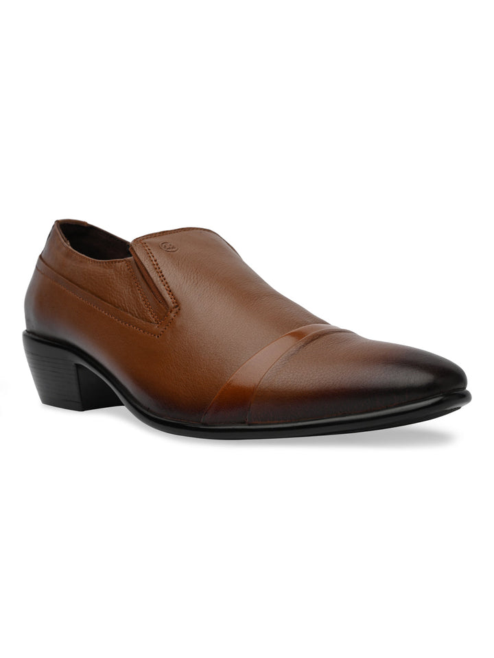 Regal Tan Mens Formal Leather Slip Ons